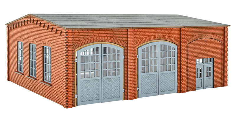 Vollmer 45642 1/87 Scale Truck Workshop - Polyplate Kit Timeless workshop building