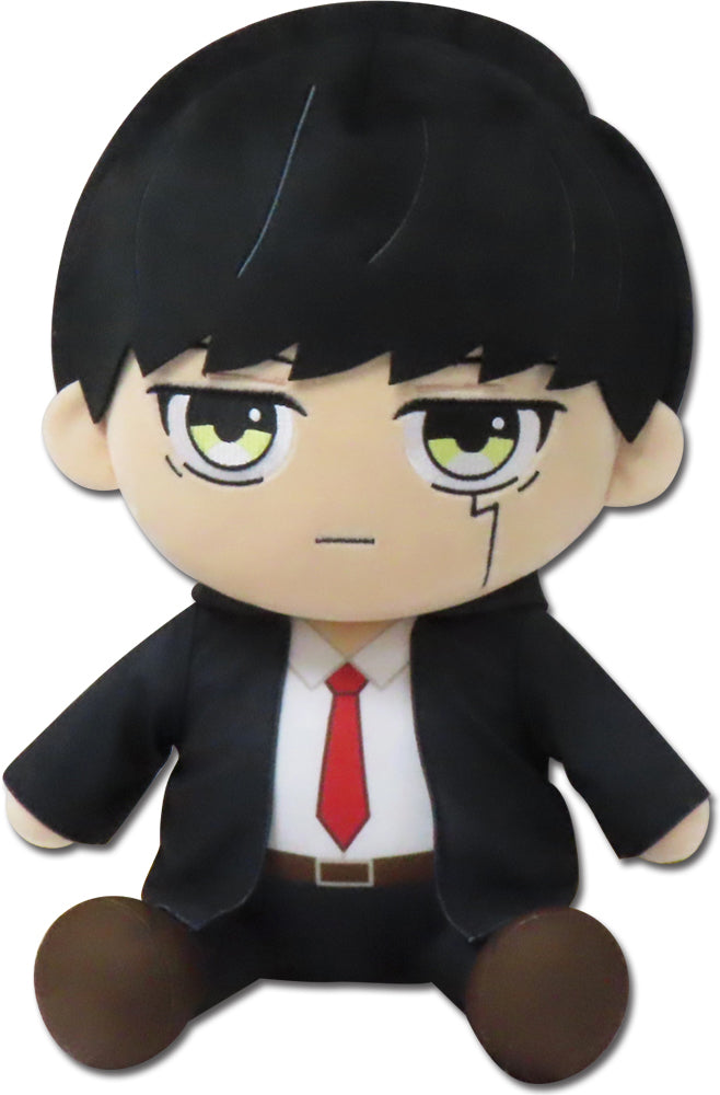 MASHLE MAGIC AND MUSCLES - MASH BURNEDEAD SCHOOL UNIFORM SITTING POSE 12" PLUSH