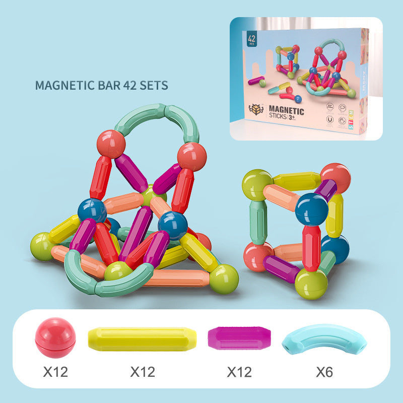 Magnetic Building Blocks Toy Set – Educational Fun for Kids