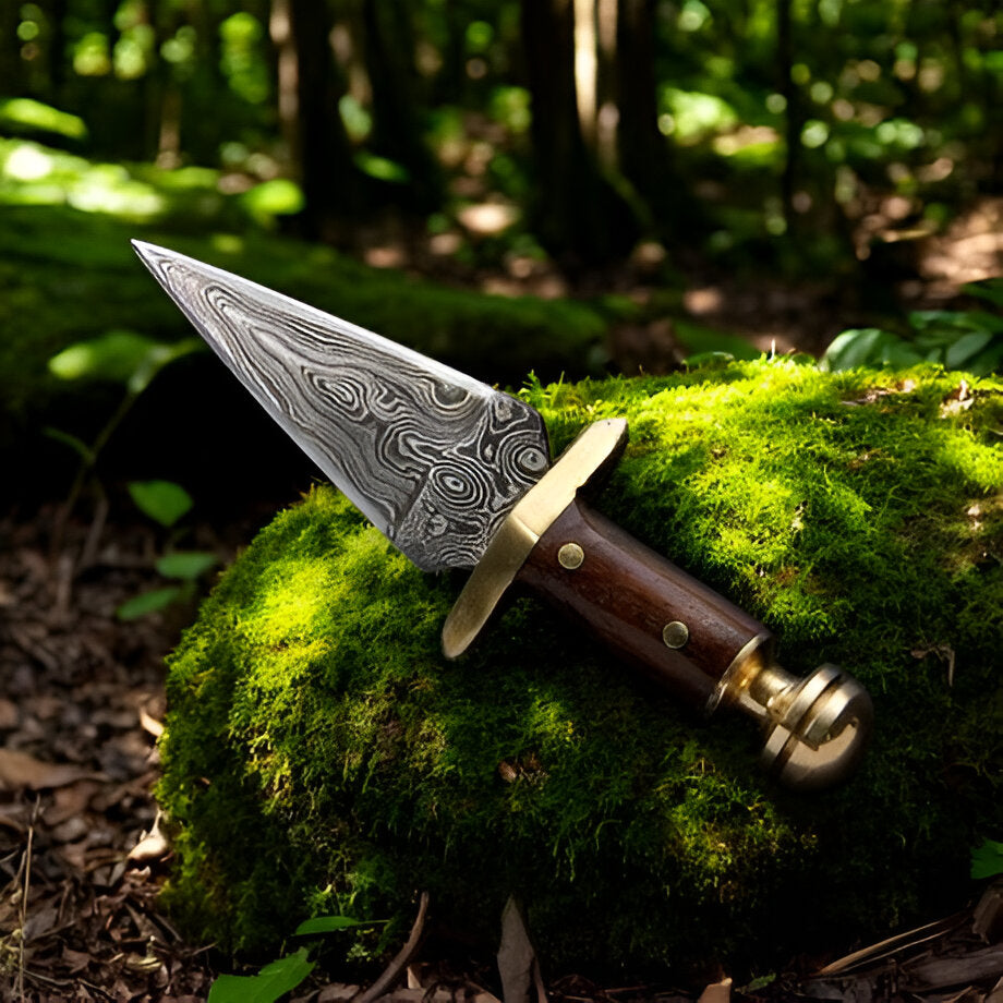 Cowboy Boot Knife – Authentic Western Blade with Damascus Steel