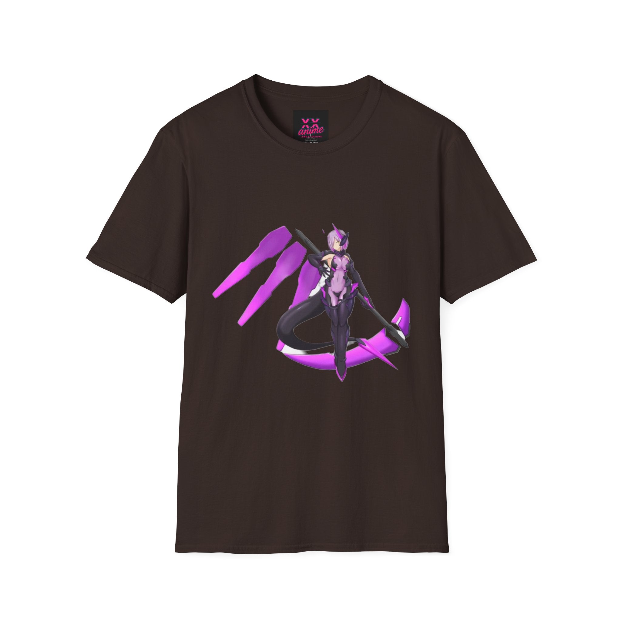 Anime-lewd Inspired Unisex Softstyle T-Shirt, Graphic Tee for Fans, Perfect for Cosplay, Gift for Anime Lovers, Casual Wear, Unique Designs