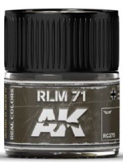 AK Interactive RC275 Real Colors: RLM71 Green Acrylic Lacquer Paint 10ml Bottle