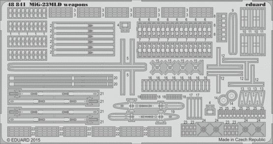 Eduard 48841 1/48 Aircraft- MiG23MLD Weapons for TSM