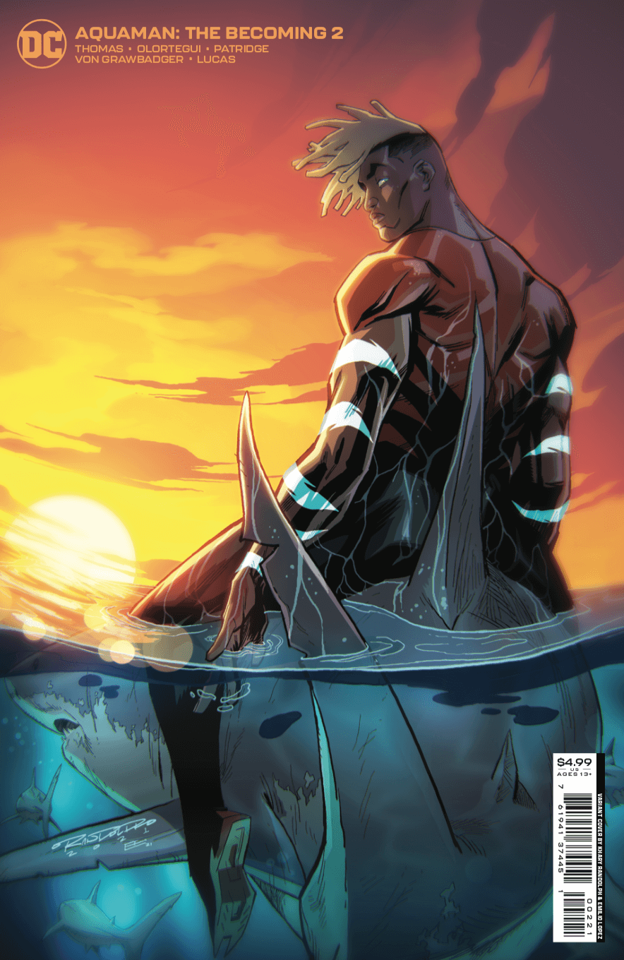 Aquaman The Becoming #2 (Of 6) B Khary Randolph Card Stock Variant (10/26/2021) Dc