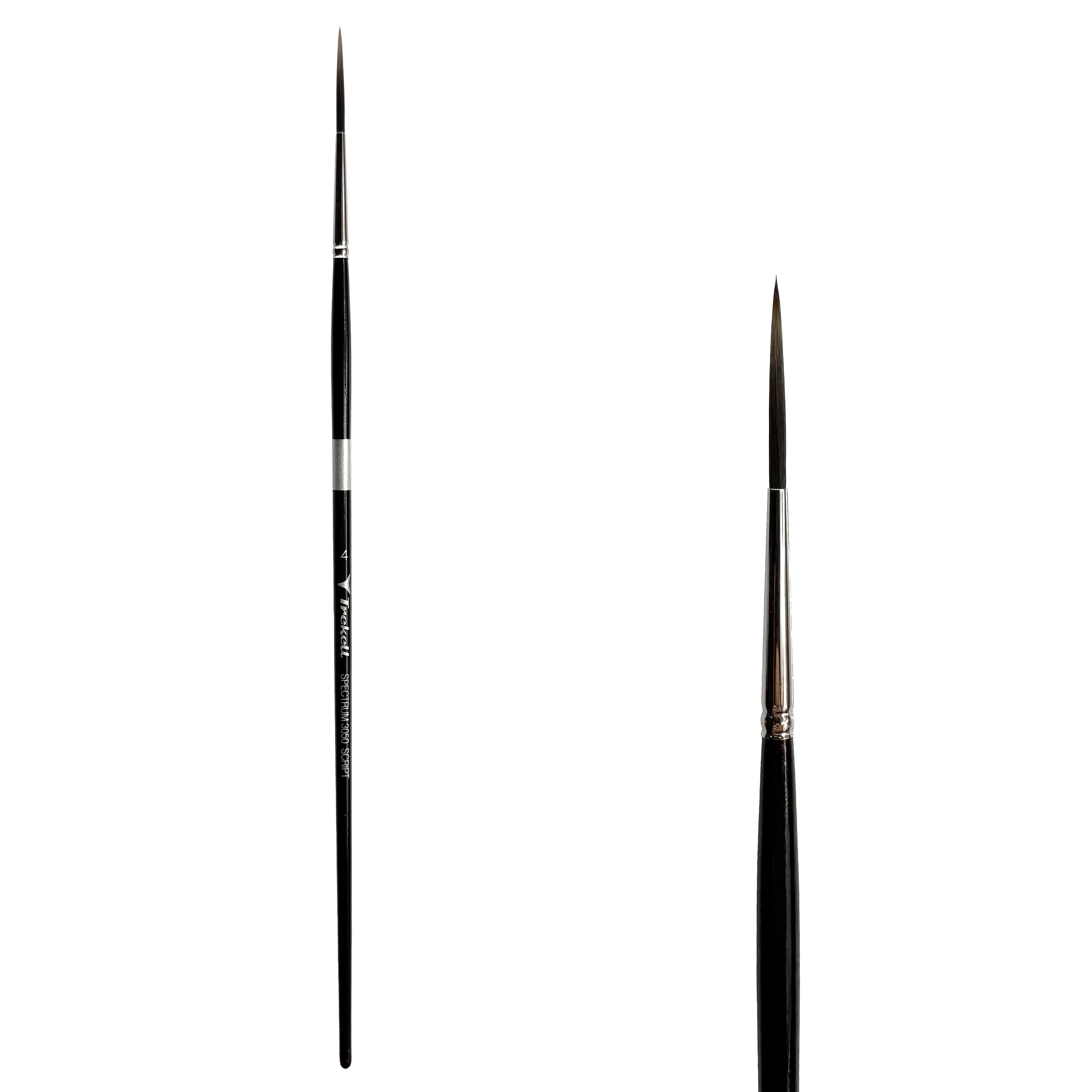 Trekell Spectrum Long Handle Artist Brush - Size #4 Script/Rigger