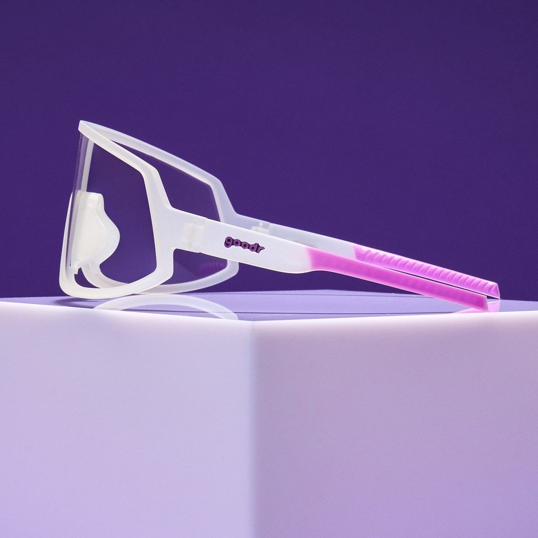 "Crystal Clear Chaos” Wrap G Polarized Sunglasses