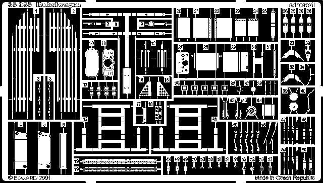 Eduard 35355 1/35 Armor- Kubelwagen for TAM