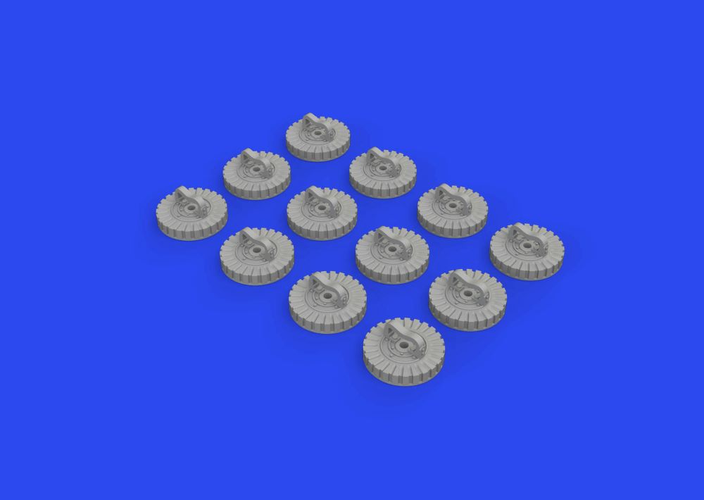 Eduard 648867 1/48 Aircraft- Lewis 47-Cartridges Ammo Magazines (Resin)