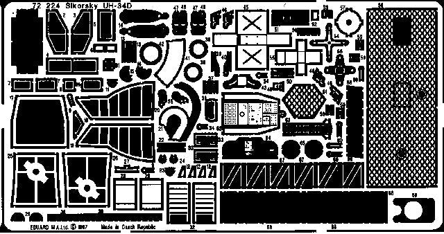 Eduard 72224 1/72 Aircraft- UH34D for ITA