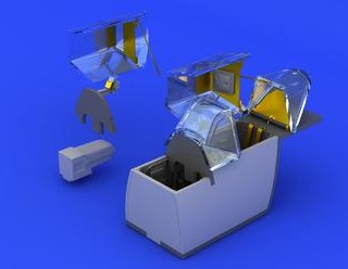 Eduard 648240 1/48 Aircraft- Bf109G6 Cockpit for EDU (Photo-Etch & Resin)