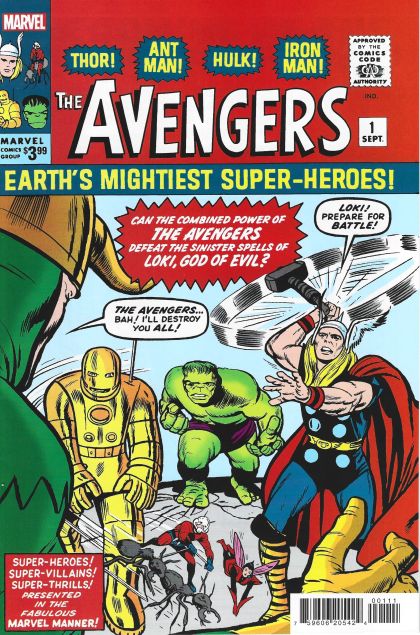 The Avengers Vol. 1 #1 – Facsimile Edition (Marvel, 2023)