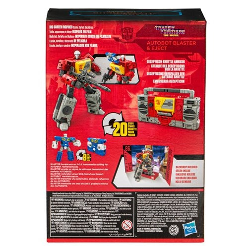 Transformers Studio Series 86 Voyager Class Transformers: The Movie Autobot Blaster & Eject Action Figure