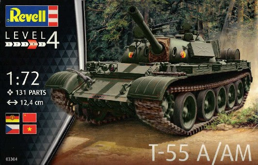Revell 3304 1/72 T55A/AM Main Battle Tank