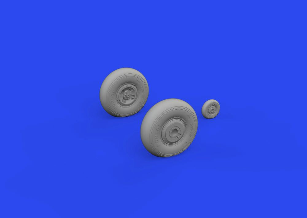 Eduard 648897 1/48 Aircraft- Hurricane Mk I Wheels for HBO (Mask & Resin)