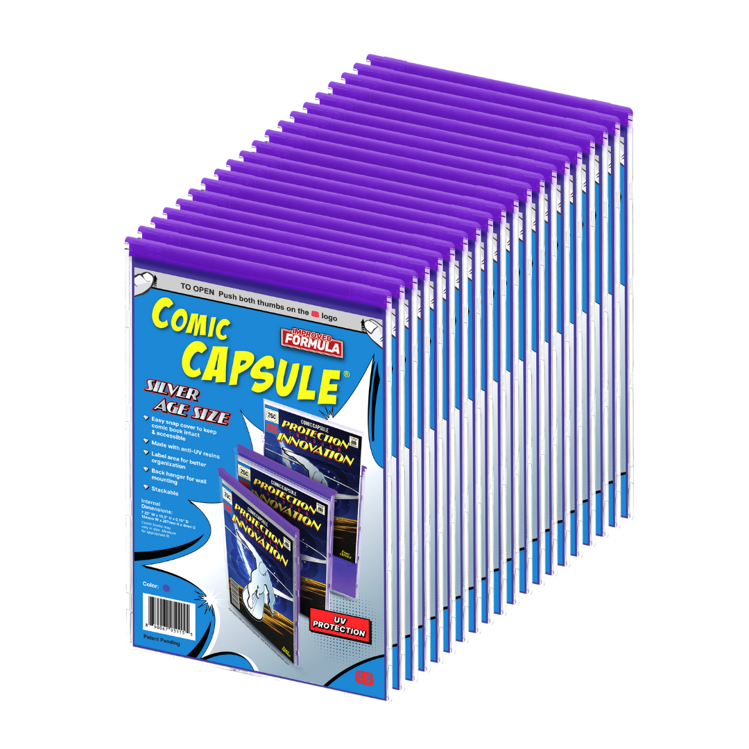 Purple SILVER Age Size ComicCapsule