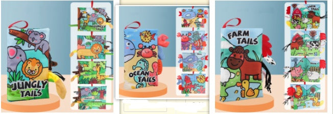 Baby Educational Cloth Book – Early Learning Soft Fabric Toy for Infants