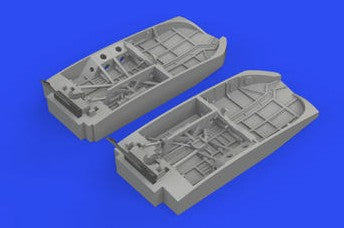 Eduard 648798 1/48 Aircraft- F6F Wheel Bays for EDU (Resin)