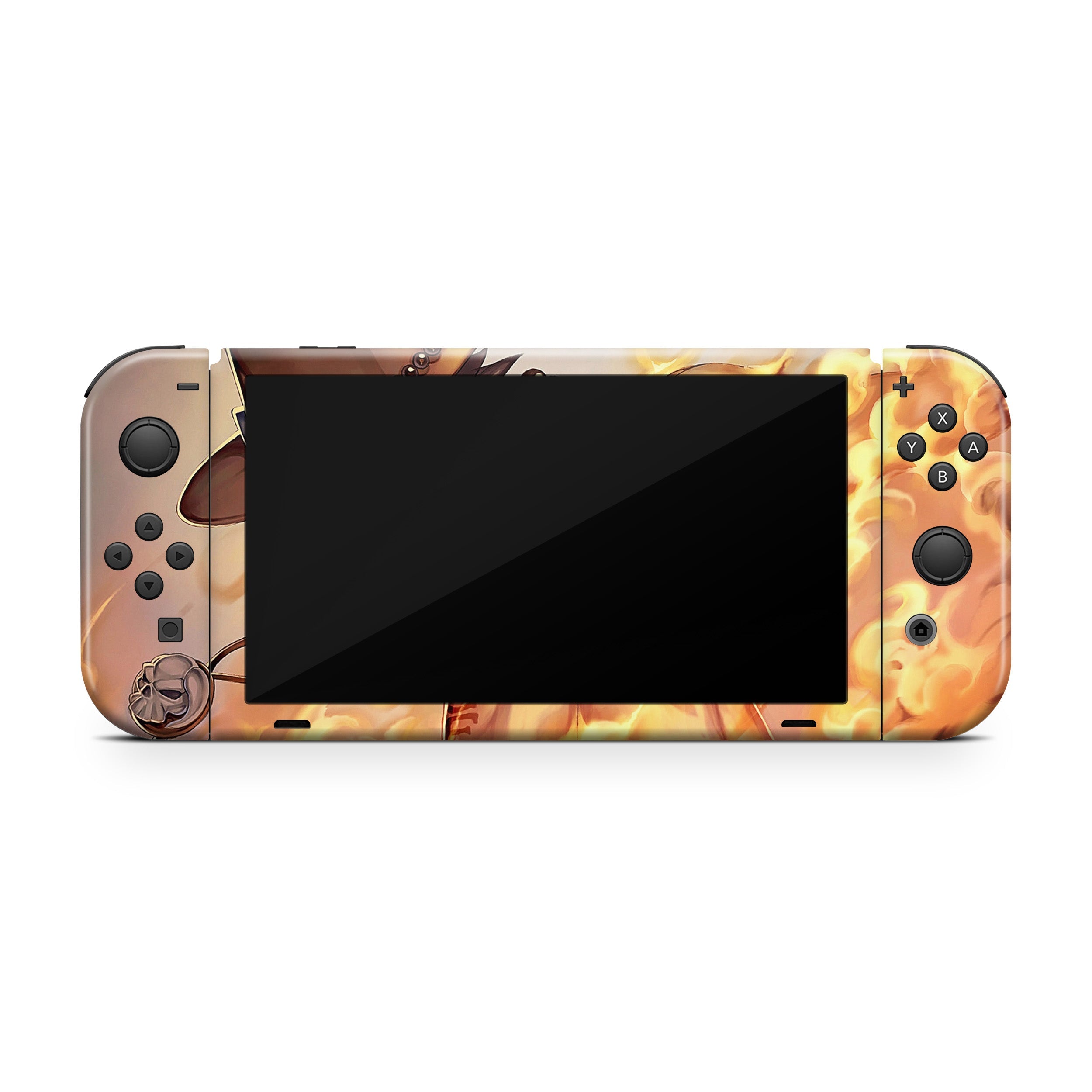 Pyro Nomad Nintendo Switch OLED Skin