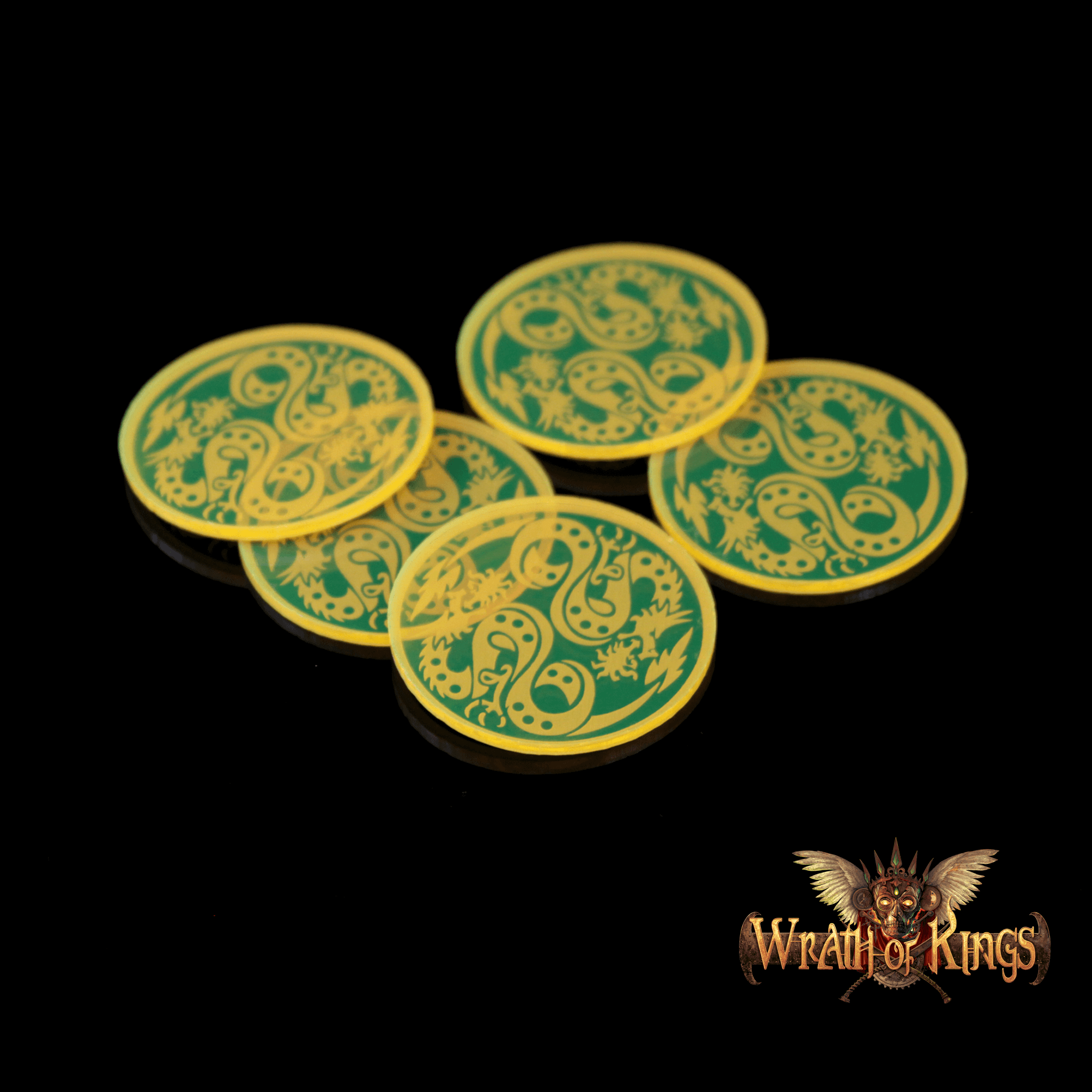 Wrath of Kings Faction Objective Markers
