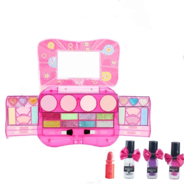 Children's Makeup Toy Set – Pretend Play Cosmetic Kit with Nail Polish and Lipstick