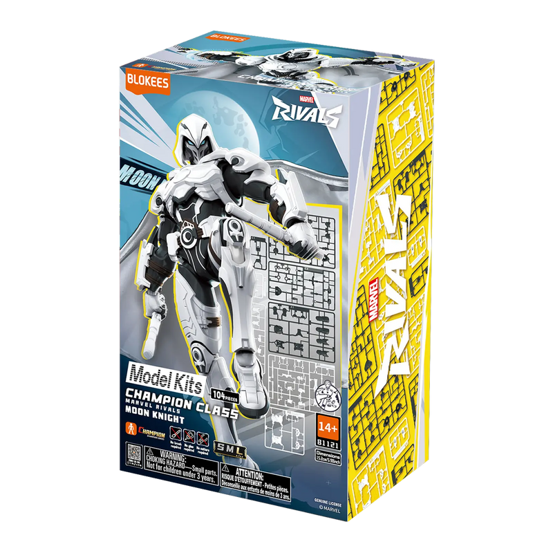 Marvel Rivals Champion Class 10 Moon Knight Model Kits | Blokees