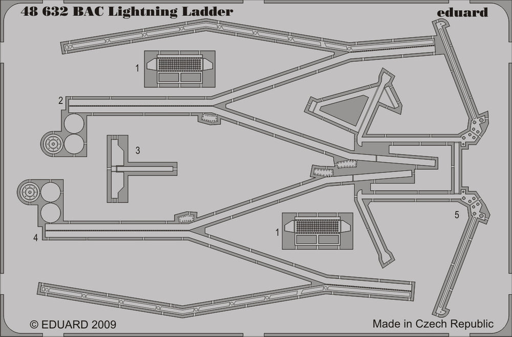 Eduard 48632 1/48 Aircraft- BAC Lightning Ladder for ARX & EDU