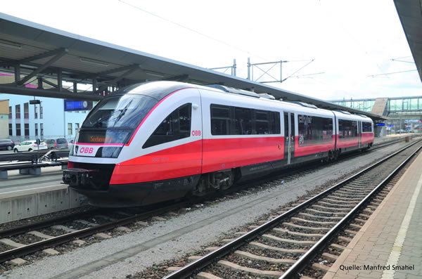Piko 52284 HO Scale 1/87 ~Desiro Diesel Railcar new Design ÖBB VI