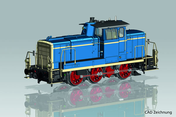 Piko 52833 HO Scale 1/87 BR 360 Diesel DB V Blue/Beige Sound