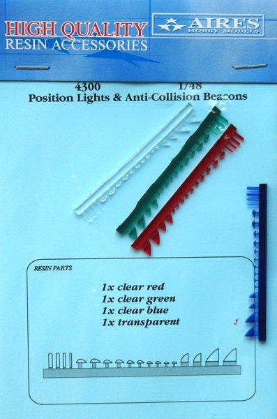 Aires 4300 1/48 Position Lights & Anti-Collision Beacons