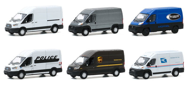 Greenlight 53010-CASE 1/64 Scale Route Runners Series 1