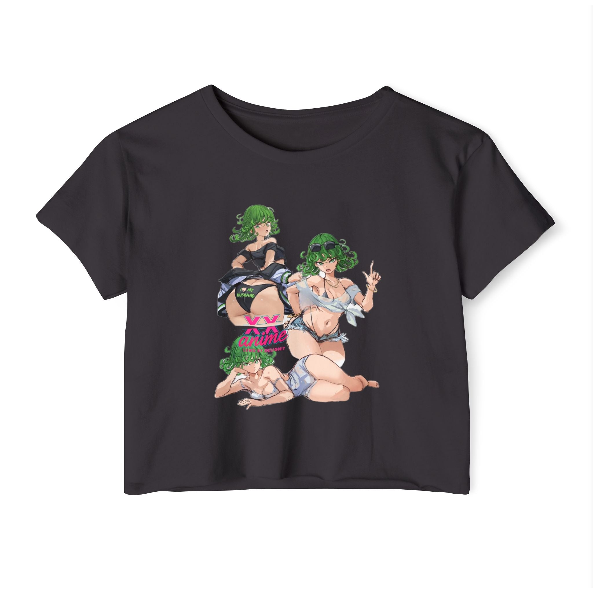 Anime-Inspired Women's Festival Crop Top, Cute Summer Top, Party Wear, Trendy Apparel, Anime Lover Gift, Festival Fashion