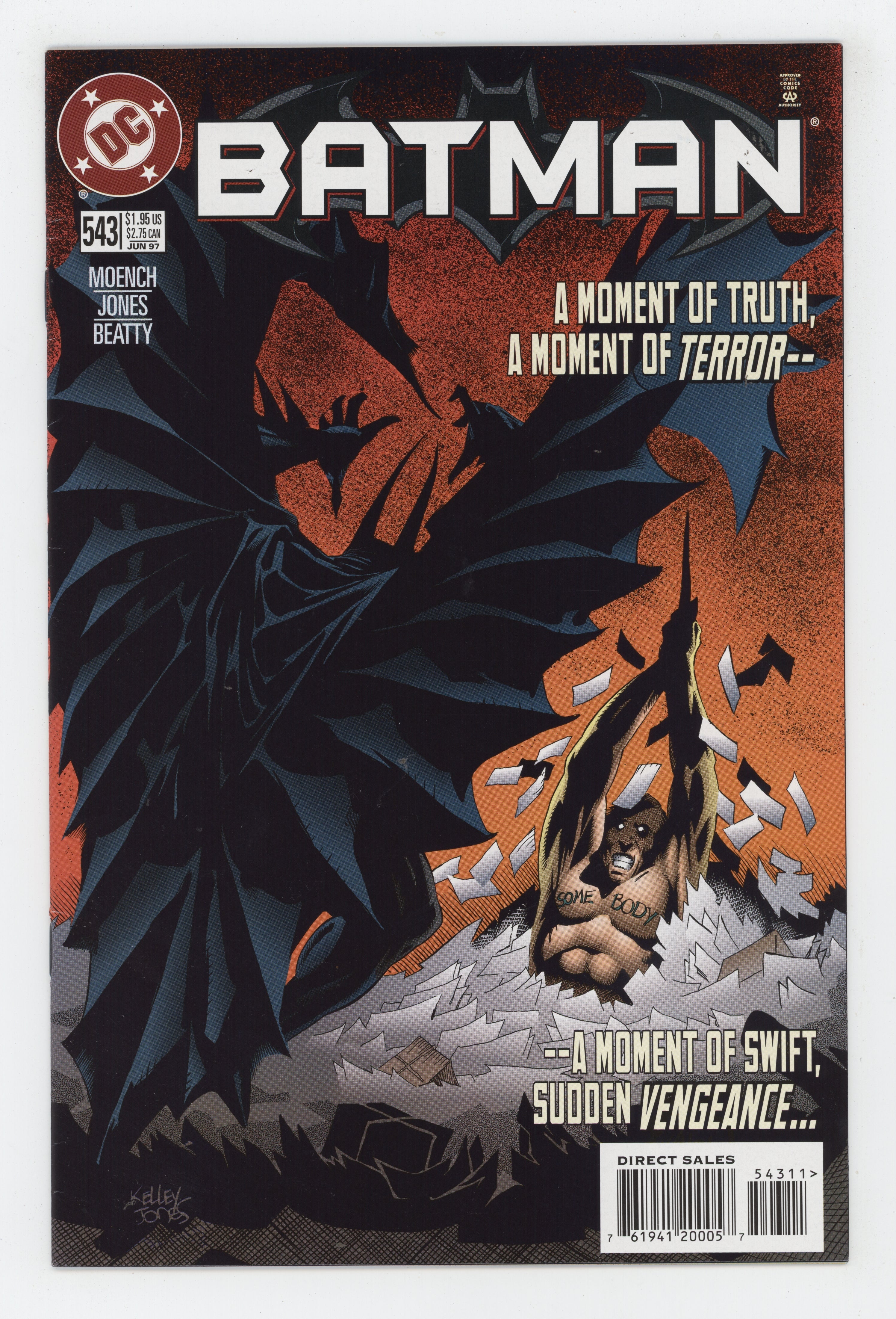 Batman 543 DC 1997 Kelley Jones Doug Moench
