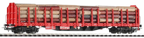 Piko 54339 HO Scale 1/87 Stake Car Roos-t642 w/Log Load DB V