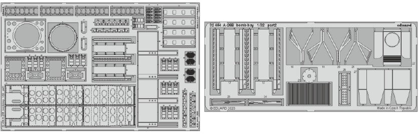 Eduard 32454 1/32 Aircraft- A26B Bomb Bay for HBO