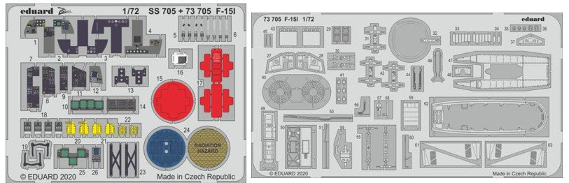 Eduard 73705 1/72 Aircraft- F15I for LNR (Painted)