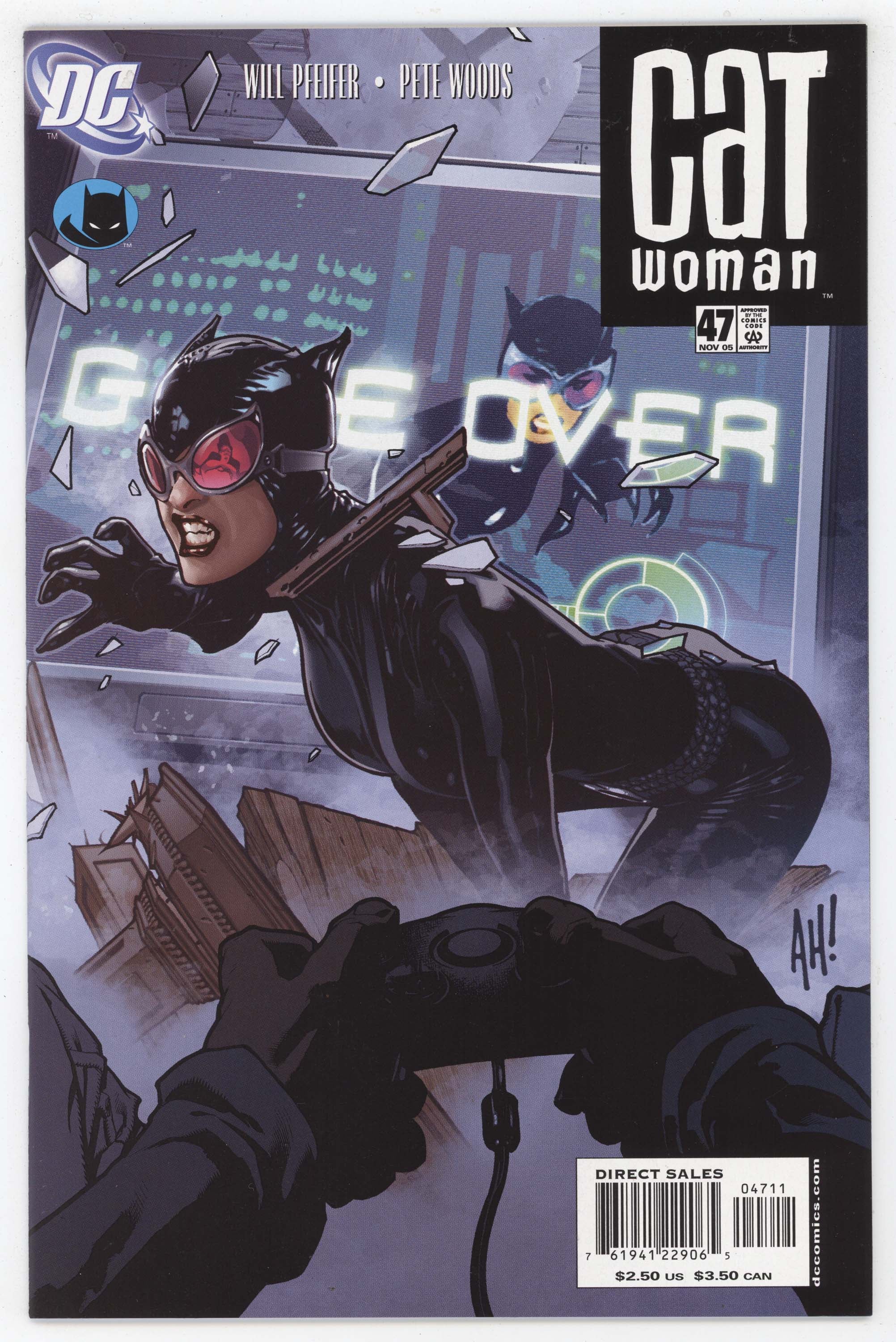 Catwoman 47 DC 2005 NM Adam Hughes GGA Cheetah Captain Cold