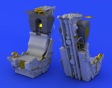 Eduard 648208 1/48 Aircraft- F4C Ejection Seats for ACY (Photo-Etch & Resin)
