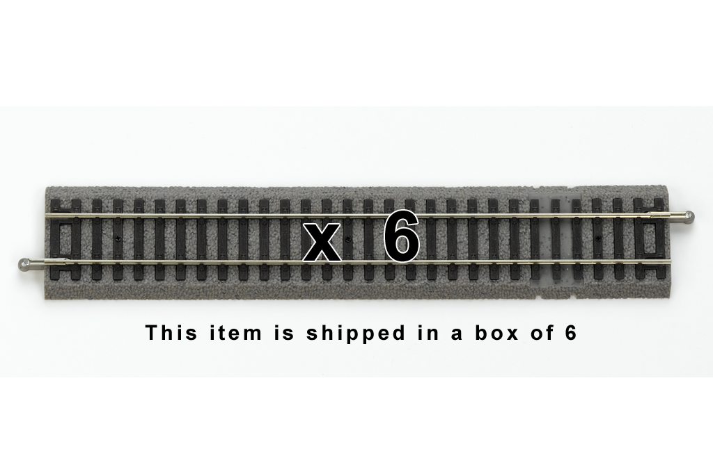 Piko 55406 HO Scale Roadbed Straight Track for Power Clip Order 6x
