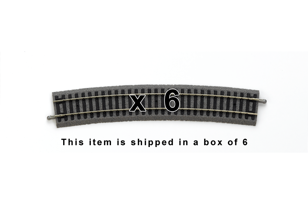 Piko 55419 HO Scale Roadbed Curved Track R9/15° Order 6x