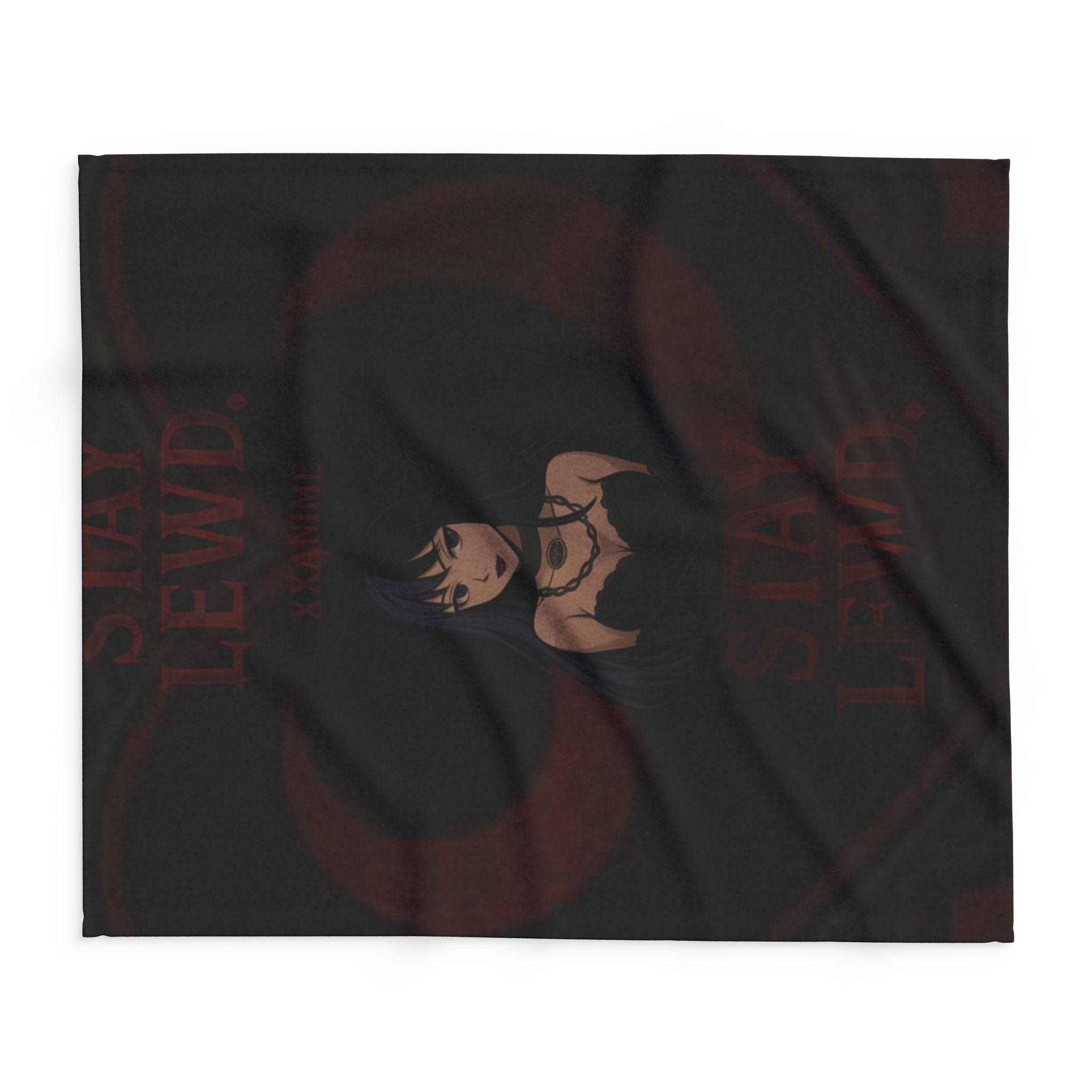 Stay Lewd Arctic Fleece Blanket, Cozy Throw for Home Decor, Perfect Gift for Fans, Gothic Aesthetic Blanket, Soft Bedding for All Seasons