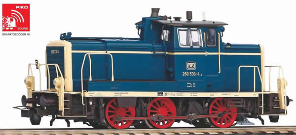 Piko 55900 HO Scale 1/87 BR 260 Diesel DB IV Blue/Beige