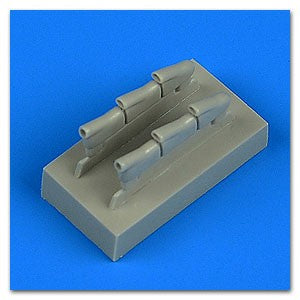 Quickboost 72599 1/72 Hawker Hurricane Mk I Exhaust for AHY (D)