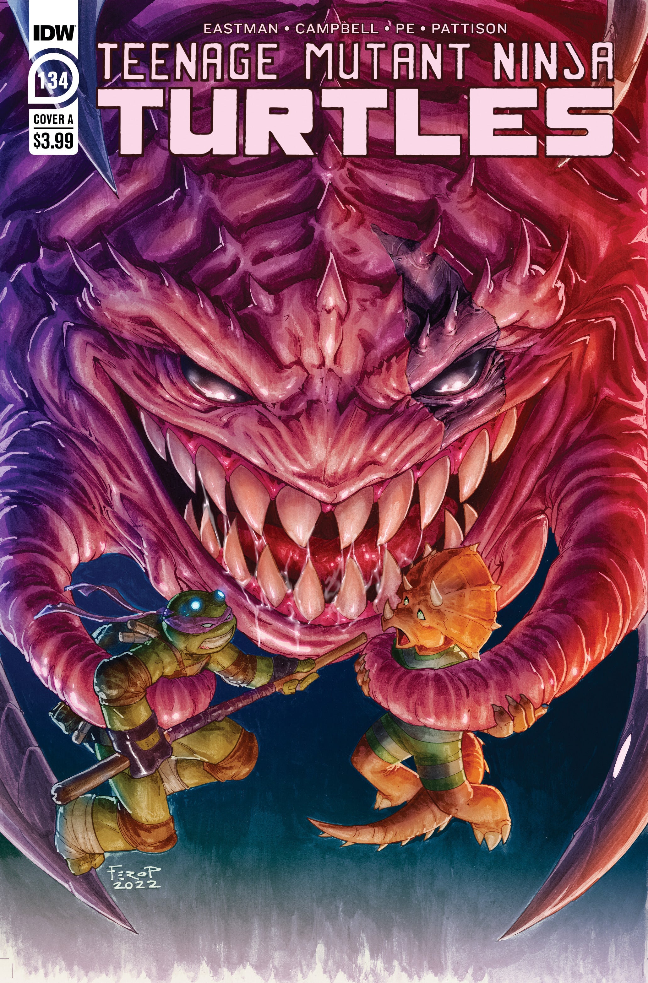 Teenage Mutant Ninja Turtles #134 A Fero Pe (11/09/2022) Idw