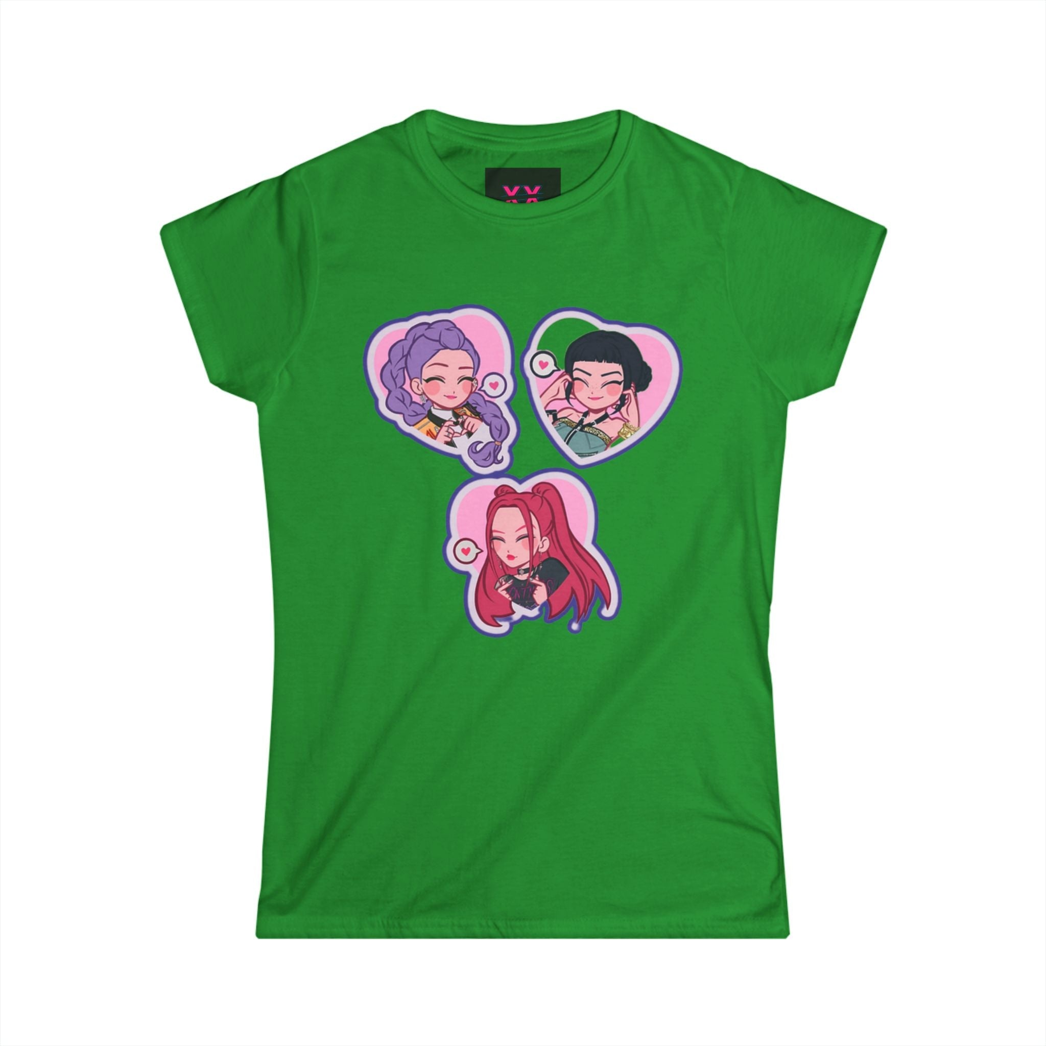 Idol style Tee, Cute Tee for Anime Lovers, Kawaii T-Shirt, Trendy Casual Wear, Gift for Otaku