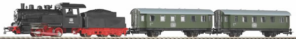 Piko 57112 HO Scale 1/87 Roadbed Steam Passenger Starter Set
