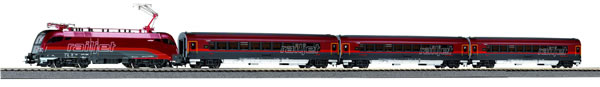 Piko 57178 HO Scale 1/87 Roadbed ÖBB Railjet Passenger Starter Set