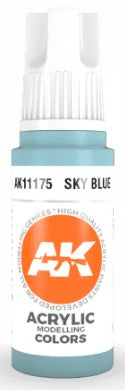 AK Interactive 11175 Sky Blue 3G Acrylic Paint 17ml Bottle