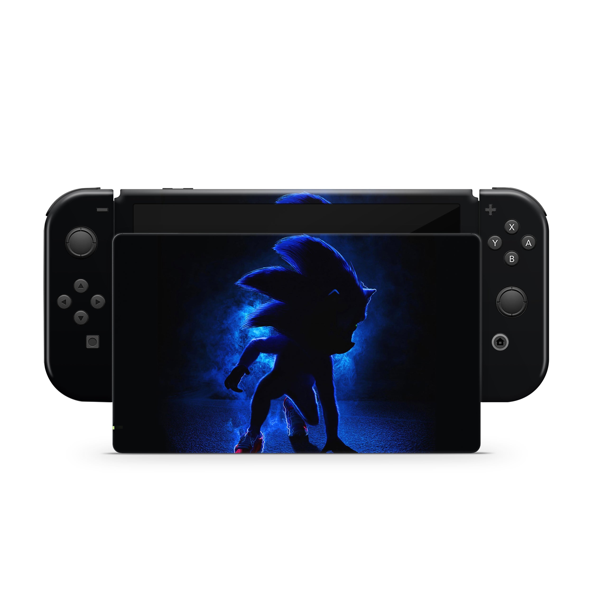 Blue Speedster Nintendo Switch OLED Skin