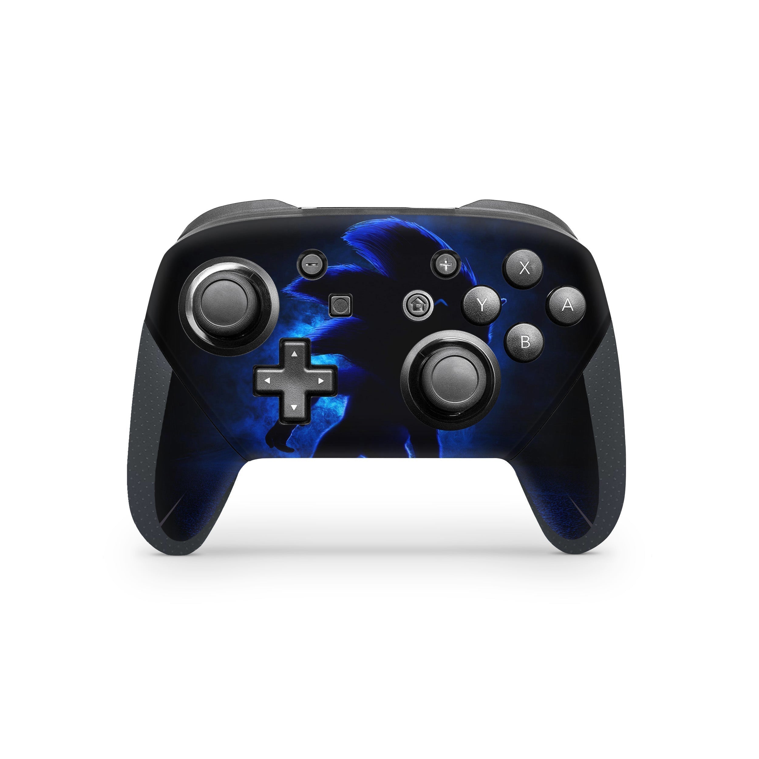 Blue Speedster Nintendo Switch Pro Controller Skin