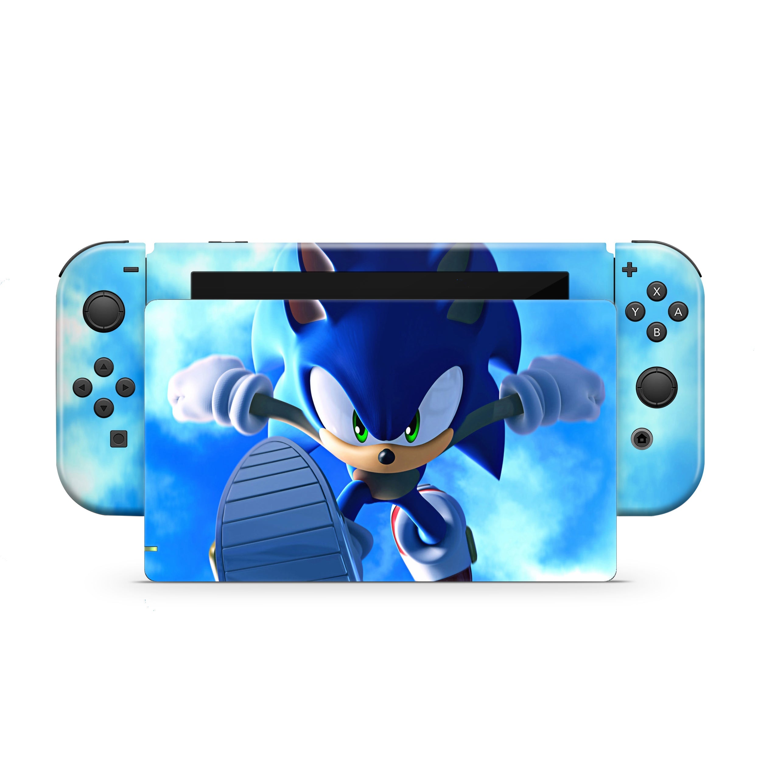 Blue Speedster Nintendo Switch Skin